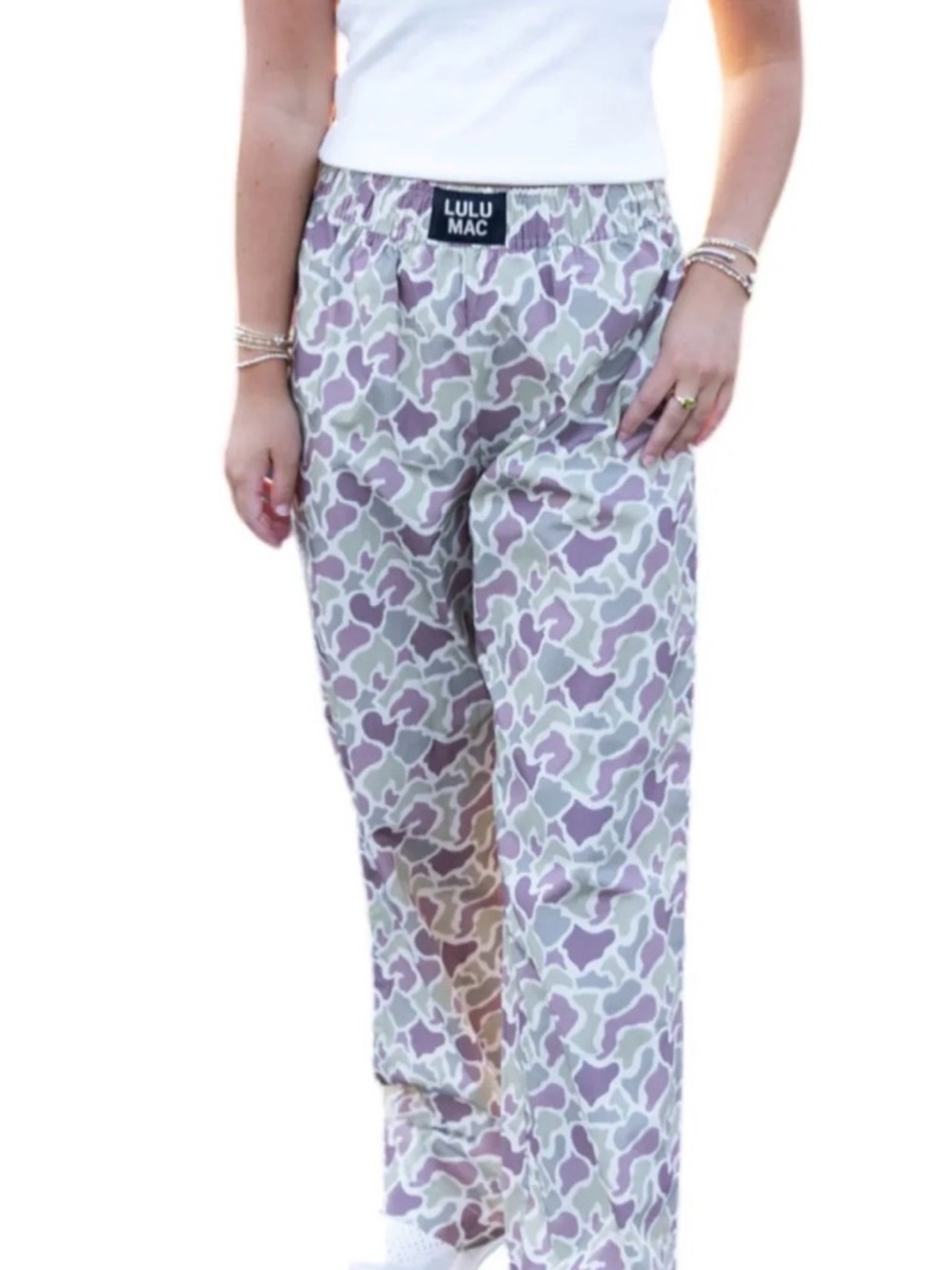 Lulu Mac Women’s Green Camo Pants